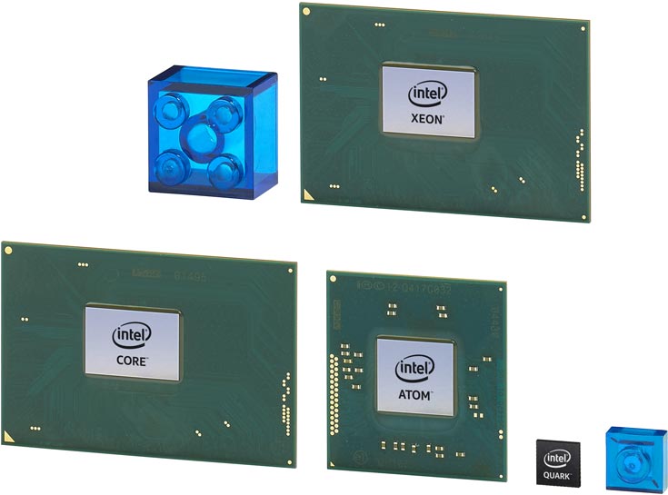 Однокристальная система Intel Quark SE и микроконтроллеры Intel Quark D1000 и D2000 характеризуются высокой производительностью и низким энергопотреблением
