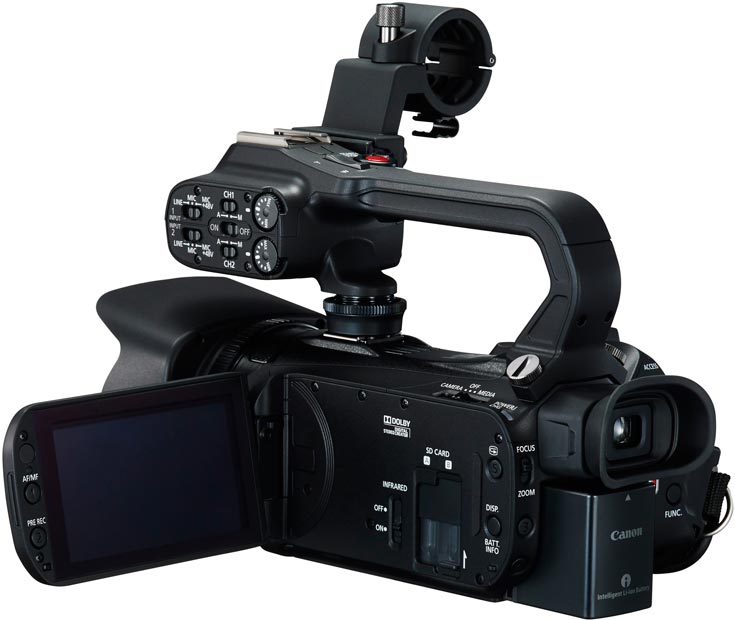 Портативные видеокамеры Canon XA35 и XA30 позволяют снимать видео Full HD с кадровой частотой 60 к/с