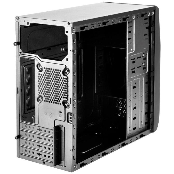 В компьютерном корпусе SilverStone Precision PS12 блок питания размещается сверху