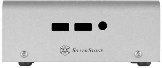 Размеры корпуса SilverStone Petit PT20 для мини-ПК Intel NUC — 125 x 110 x 50 мм