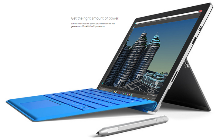 Планшет Microsoft Surface Pro 4 оценили в $900
