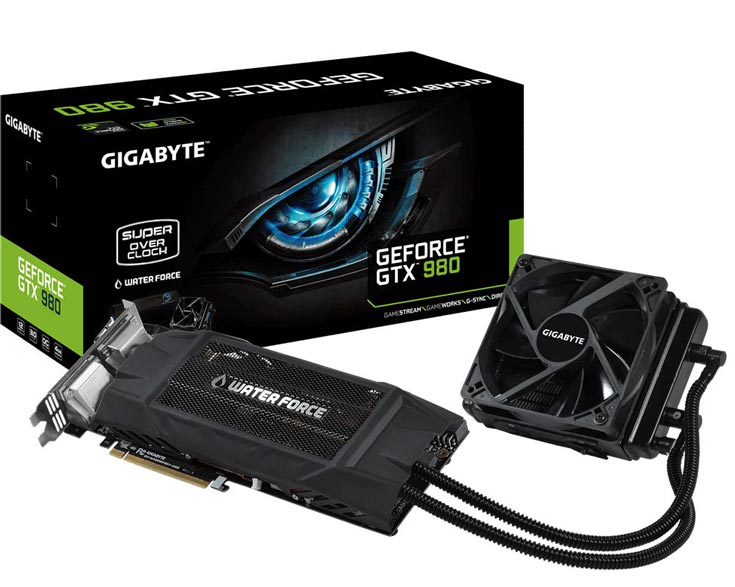 В комплект поставки 3D-карты Gigabyte GeForce GTX 980 WaterForce входит игровой коврик для мыши