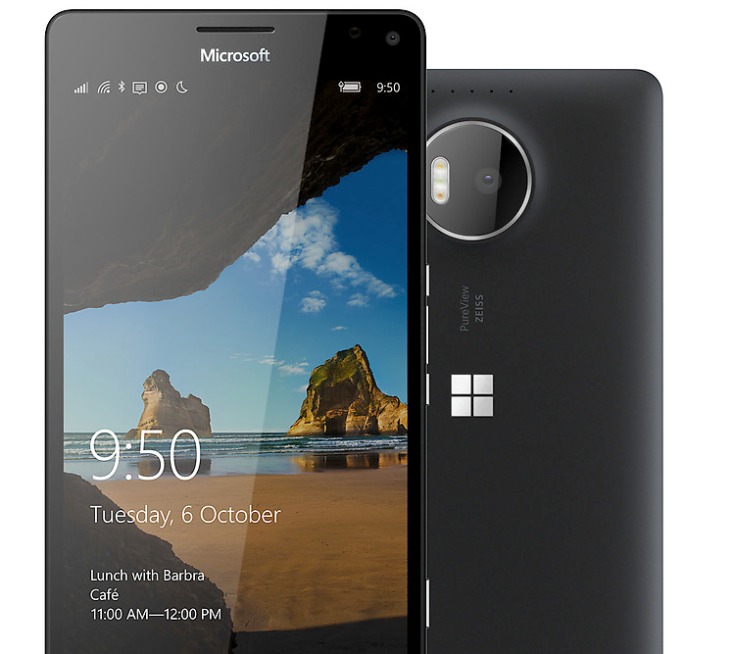 Представлены смартфоны Microsoft Lumia 950 и 950 XL