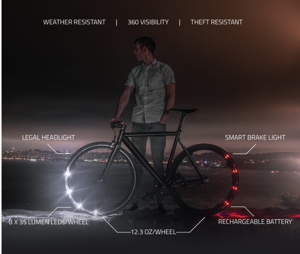 Система габаритной подсветки для велосипеда Revolights Eclipse оценена в $149