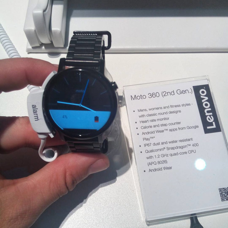 Обновлены умные часы Moto 360, представлена модель Moto 360 Sport