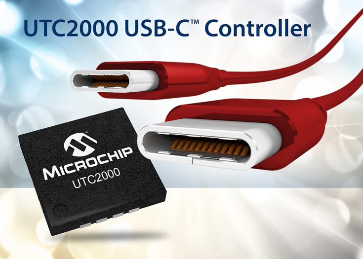 Контроллер Microchip UTC2000 позволяет производителям использовать USB-C в электронных устройствах