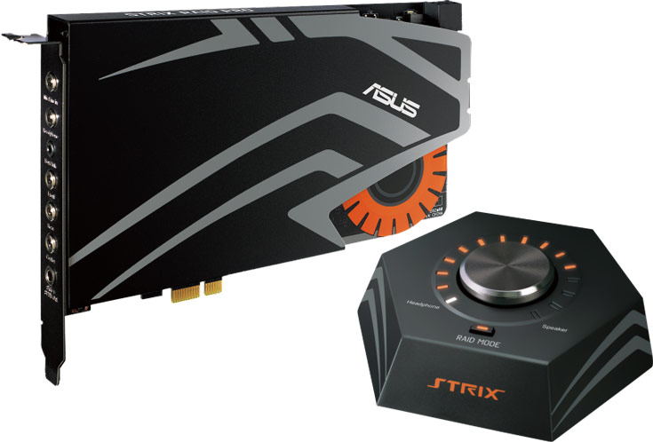 Звуковые карты Asus Strix Raid DLX, Strix Raid Pro и Strix Soar поддерживают 24-битное представление звука с частотой дискретизации 192 кГц