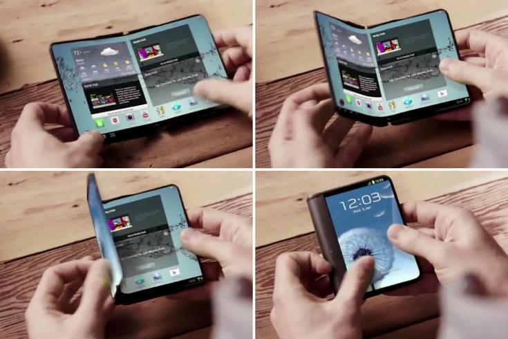 Гибкий смартфон Samsung