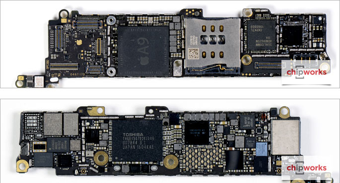 В смартфоне Apple iPhone SE используется однокристальная система A9 производства TSMC