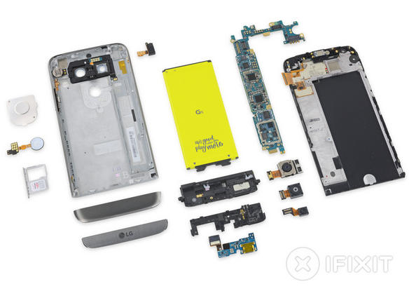 LG G5 заработал у iFixit восемь баллов