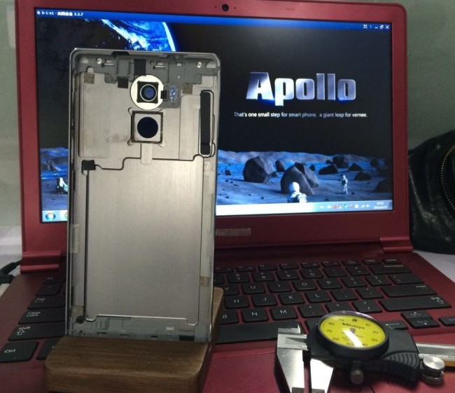 Vernee Apollo называют первым смартфоном с двухмиллиметровой задней крышкой из титанового сплава