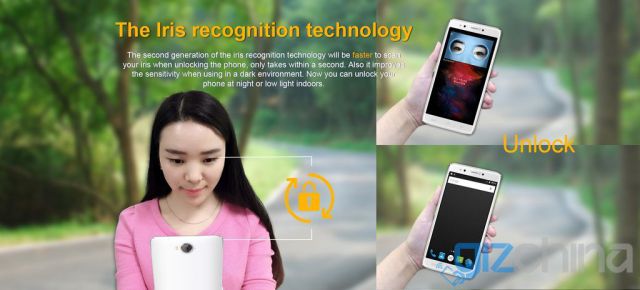 Смартфон Homtom HT10 получит сканер радужной оболочки глаза второго поколения