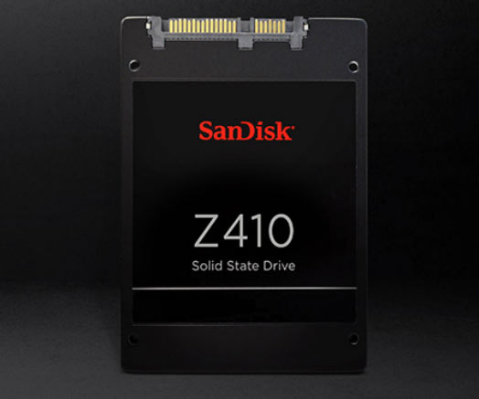 Твердотельные накопители SanDisk Z410 выпускаются объемом 120, 240 и 480 ГБ