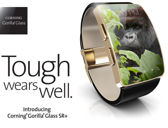 К достоинствам Gorilla Glass SR+ производитель относит высокую прочность
