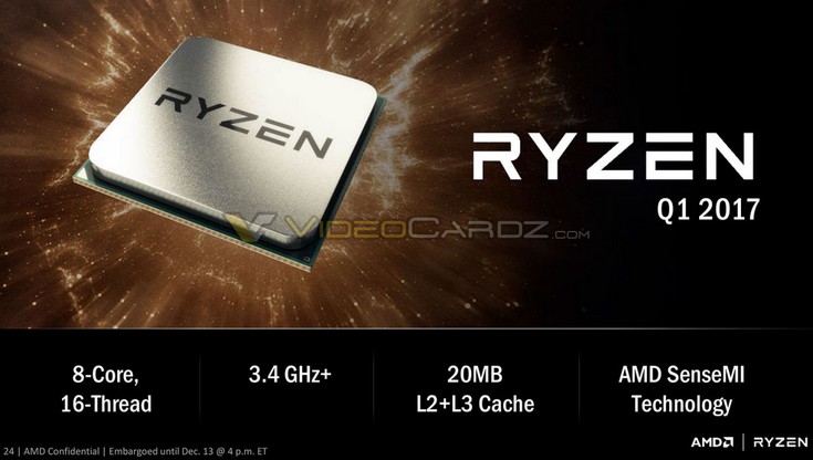 Процессоры AMD Zen действительно будут называться Ryzen