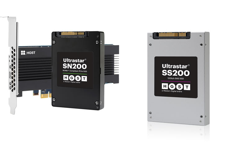 Образцы накопителей Ultrastar SN200 NVMe и Ultrastar SS200 SAS уже поставляются некоторым заказчикам