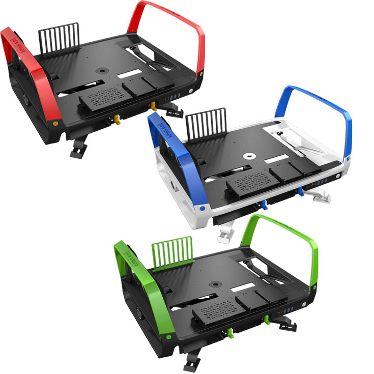 Компьютерный корпус In Win X-Frame 2.0 предложен в трех цветовых вариантах