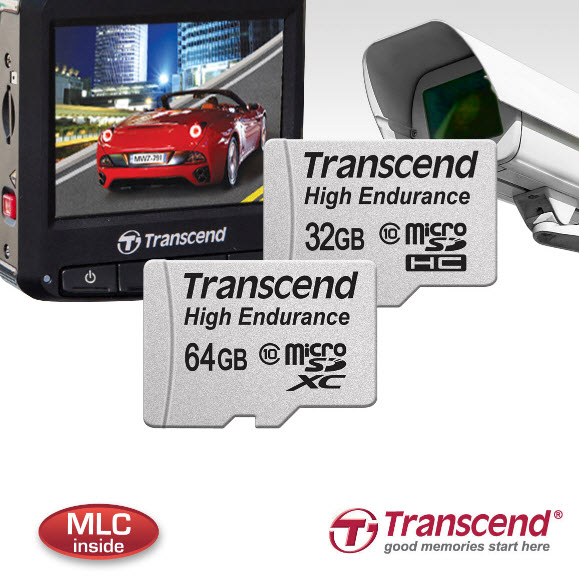 Новые карты памяти Transcend High Endurance microSDHC/SDXC созданы для видеорегистраторов и камер слежения