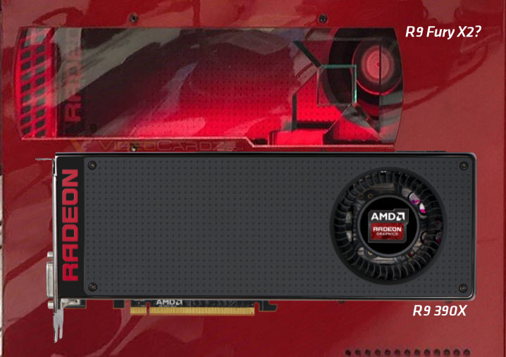 Сравнение с моделью Radeon R9 390X показывает, что новая 3D-карта короче