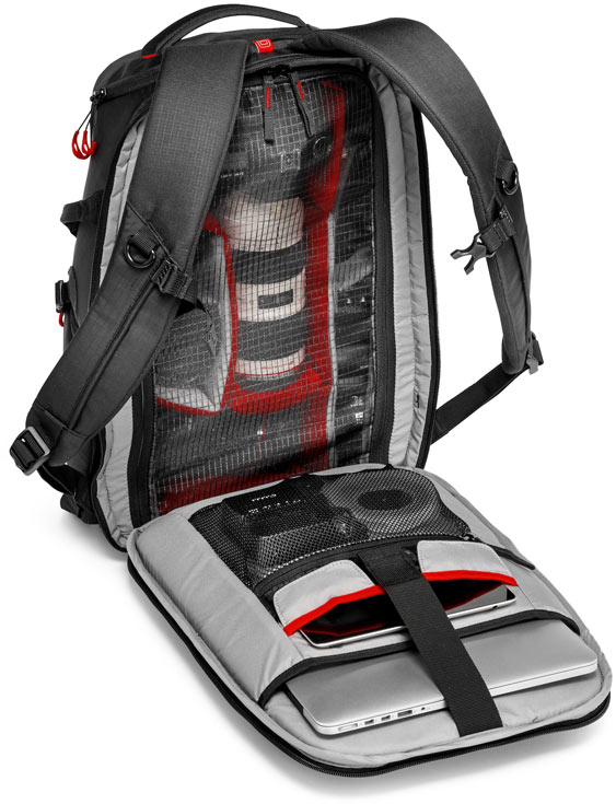 Рюкзак для фототехники Manfrotto Pro Light RedBee-210 ориентирован на профессиональных фотографов