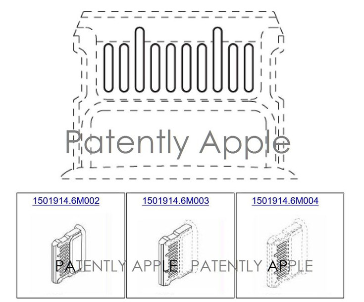 В одном патенте показано расположение разъема, в трех других — варианты конструкции самого разъема