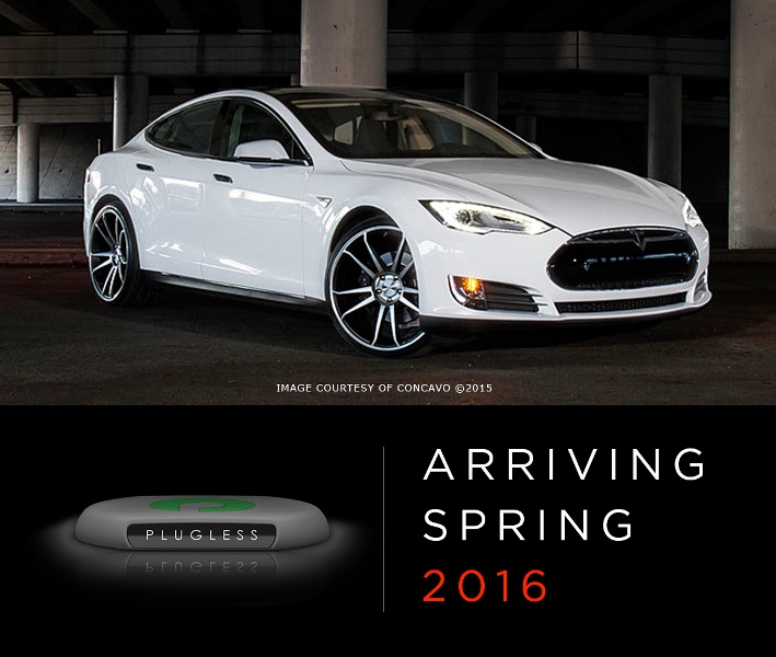 Plugless Power разработала беспроводную зарядную станцию для Tesla Model S