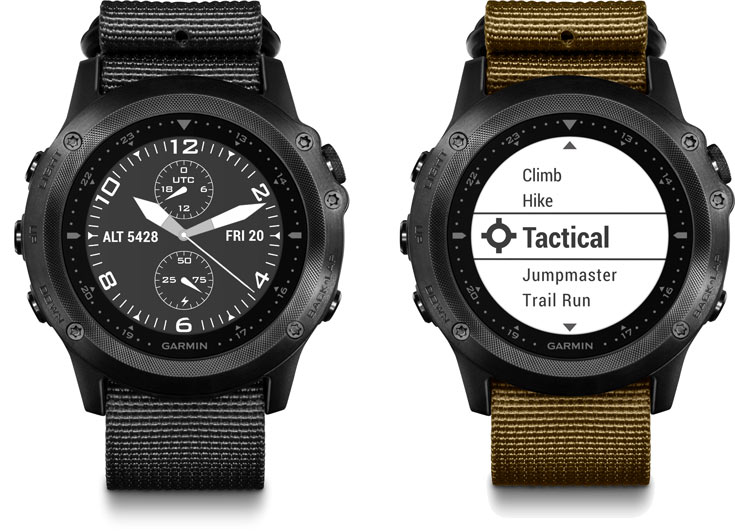 Умные часы Garmin tactix Bravo оснащены приемником GPS