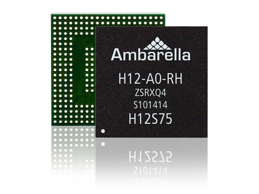 Однокристальные системы Ambarella H2 и H12 поддерживают видео 4K Ultra HD