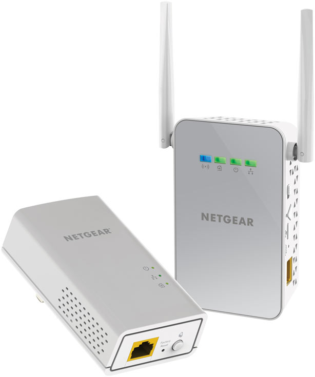 В адаптерах Netgear PowerLine WiFi 1000 объединены технологии HomePlug AV2 и Wi-Fi 802.11ac