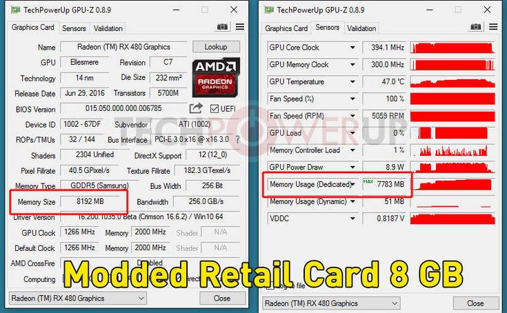 Видеокарты Radeon RX 480 поддаются разблокировке