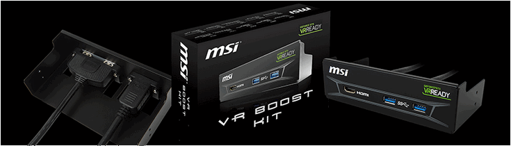 MSI представила модуль VR Boost Kit 