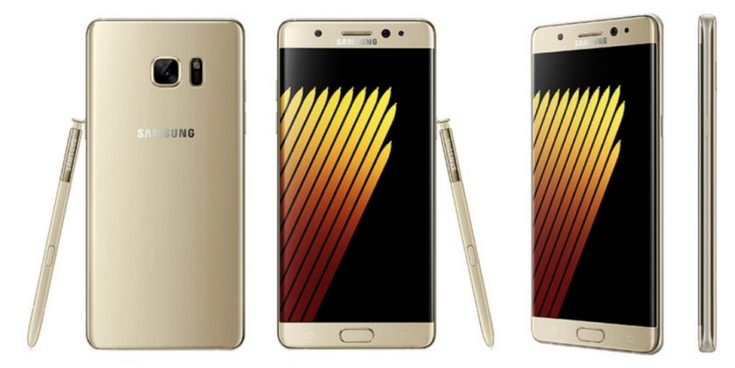 Смартфон Samsung Galaxy Note7 будет доступен в четырёх цветовых вариантах