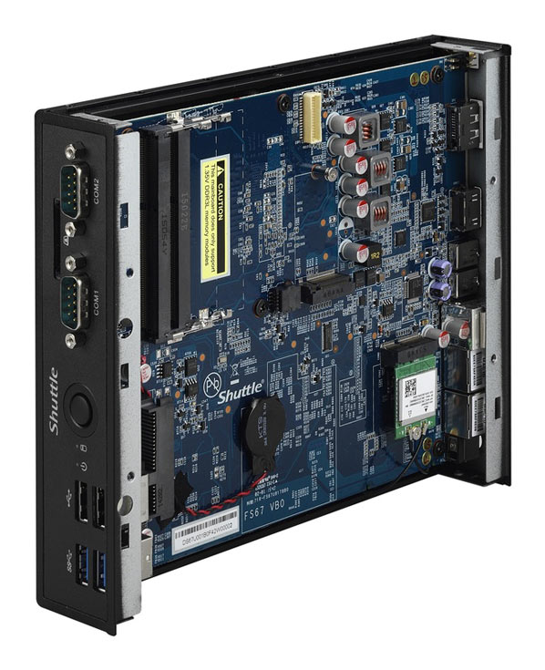 В модели XPC slim DS67 используется процессор Intel Celeron 3855U