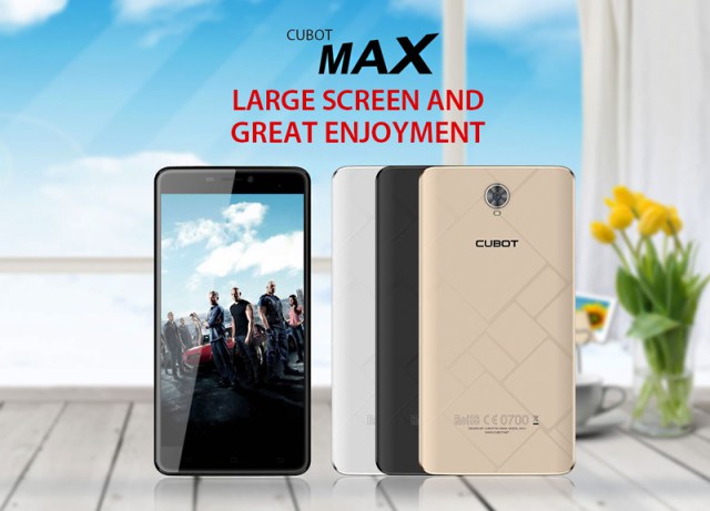 Шестидюймовый смартфон Cubot Max появится на рынке в августе