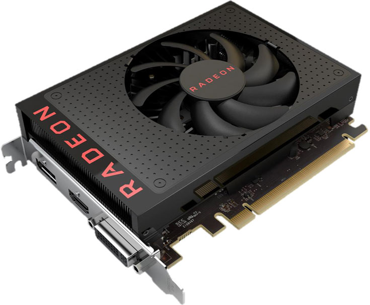 Основой 3D-карты AMD Radeon RX 460 служит GPU Polaris 11