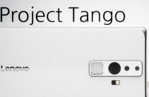 Ожидается, что смартфон Lenovo Project Tango получит дисплей диагональю 6,4 дюйма с разрешение 2K
