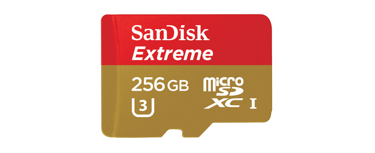 Продажи карточек SanDisk Extreme microSDXC UHS-I объемом 256 ГБ начнутся в четвертом квартале