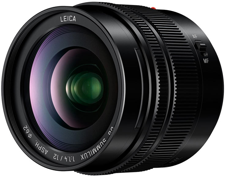 Объектив Panasonic Lumix G Leica DG Summilux 12mm F1.4 ASPH оснащен шаговым приводом фокусировки