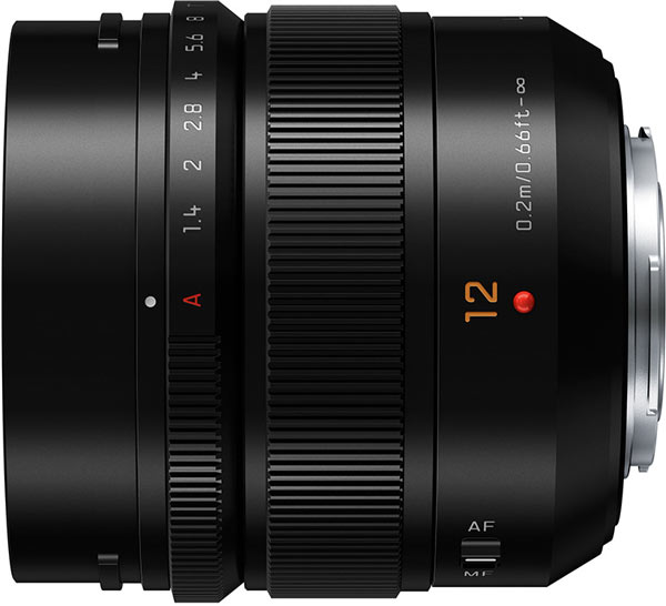 Объектив Panasonic Lumix G Leica DG Summilux 12mm F1.4 ASPH оснащен шаговым приводом фокусировки