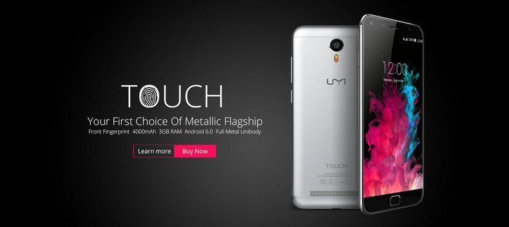 Смартфон UMi Touch сейчас стоит $150