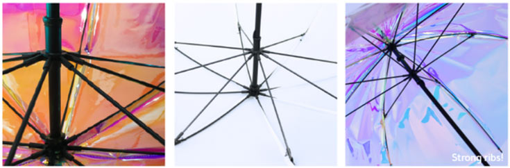 Зонт oombrella будет выпускаться в трех вариантах: радужном, белом и черном