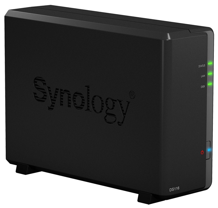 NAS Synology DS116 оснащается SOC с поддержкой аппаратного шифрования