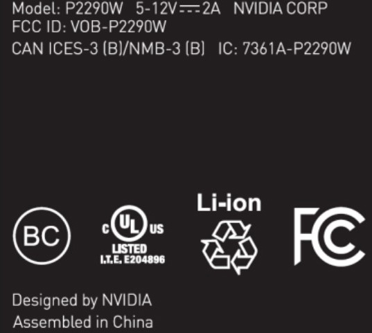 Планшет Nvidia Shield нового поколения фигурирует под обозначением P2290W