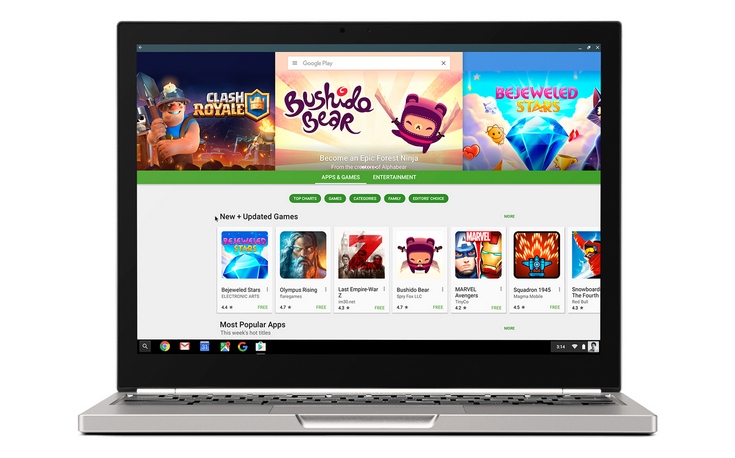 В Chrome OS появится Play Store