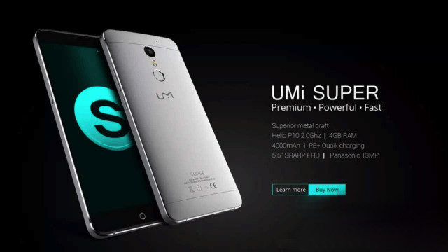 Опубликованы финальные характеристики смартфона UMi Super