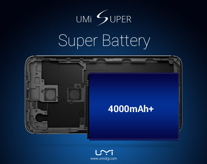 Смартфон UMi Super получил аккумулятор емкостью 4000 мА•ч