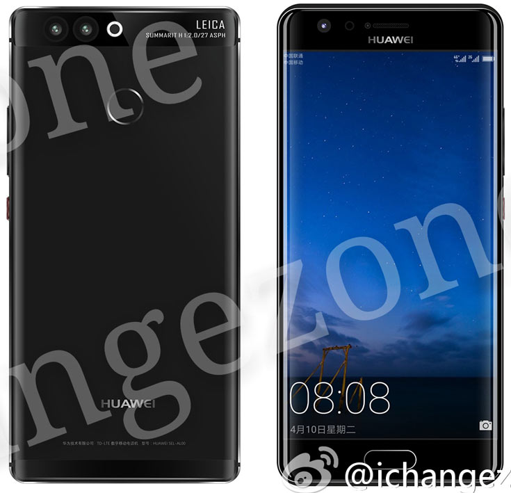 Появились новые изображения смартфона Huawei P10
