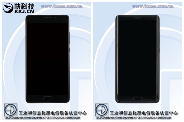 Смартфон Xiaomi Mi Note 2 с плоскими дисплеем и задней панелью замечен в TENAA