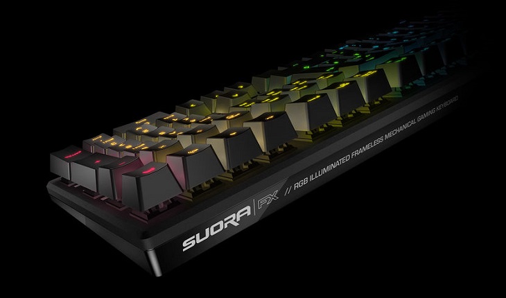 Клавиатура Roccat Suora FX получила металлическое шасси и механические переключатели