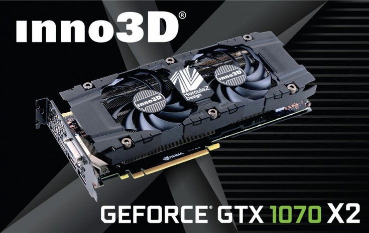Inno3D представила две карты GeForce GTX 1070